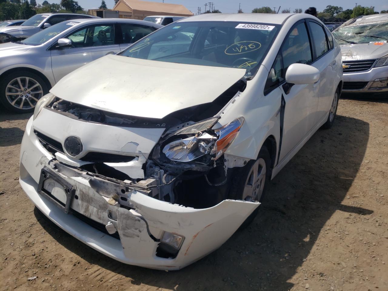Photo 2 from auction – 2011 TOYOTA PRIUS with VIN JTDKN3DU7B0288370