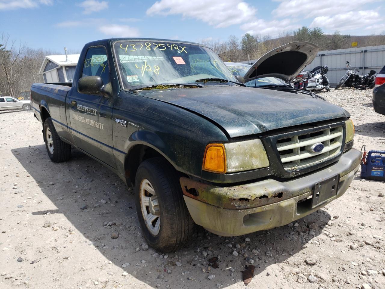 FORD RANGER 2003 with VIN 1FTYR10U63TA45478 - Photo from auction