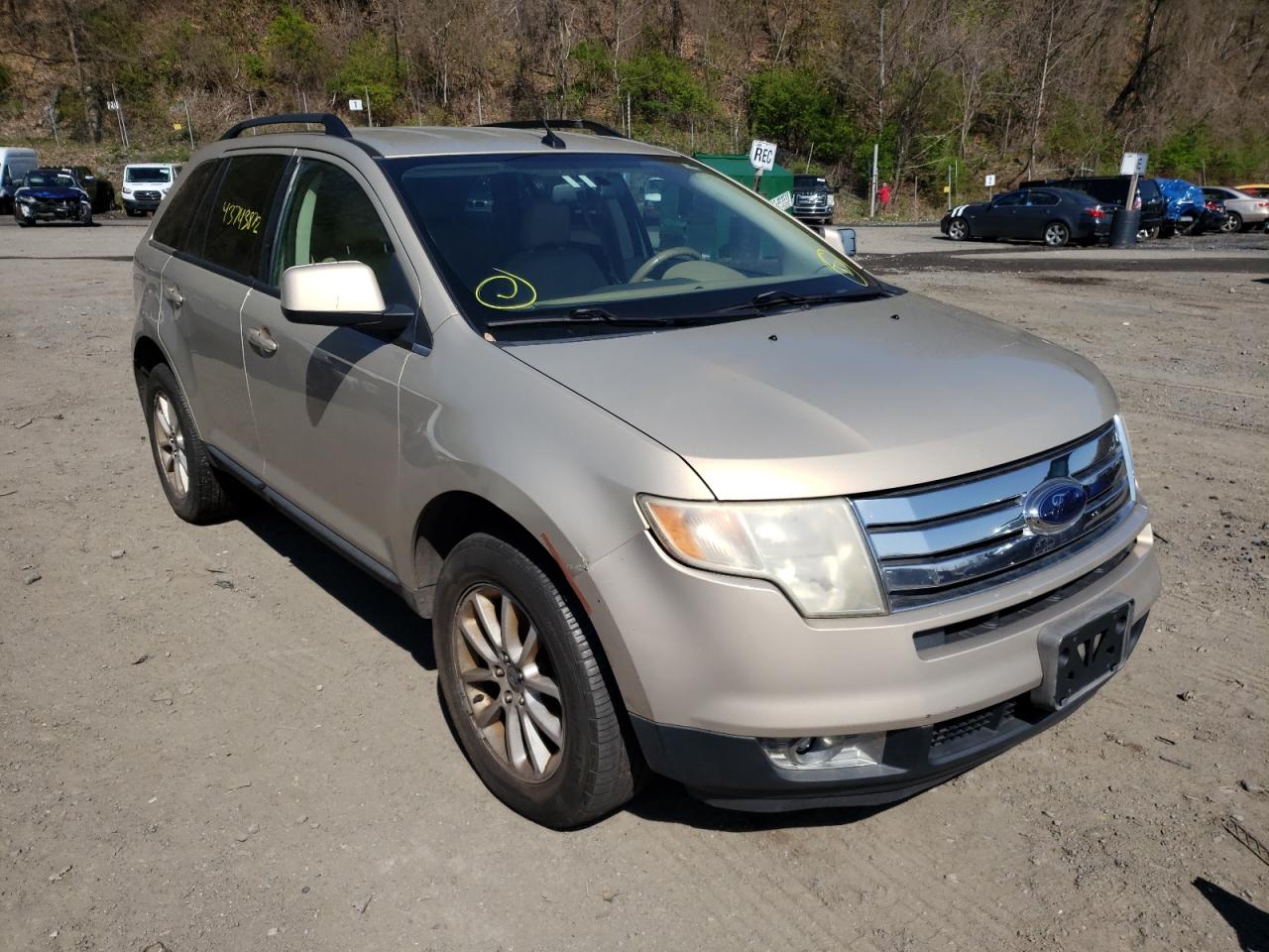 FORD EDGE SEL P 2007 with VIN 2FMDK49C67BA46355 - Photo from auction