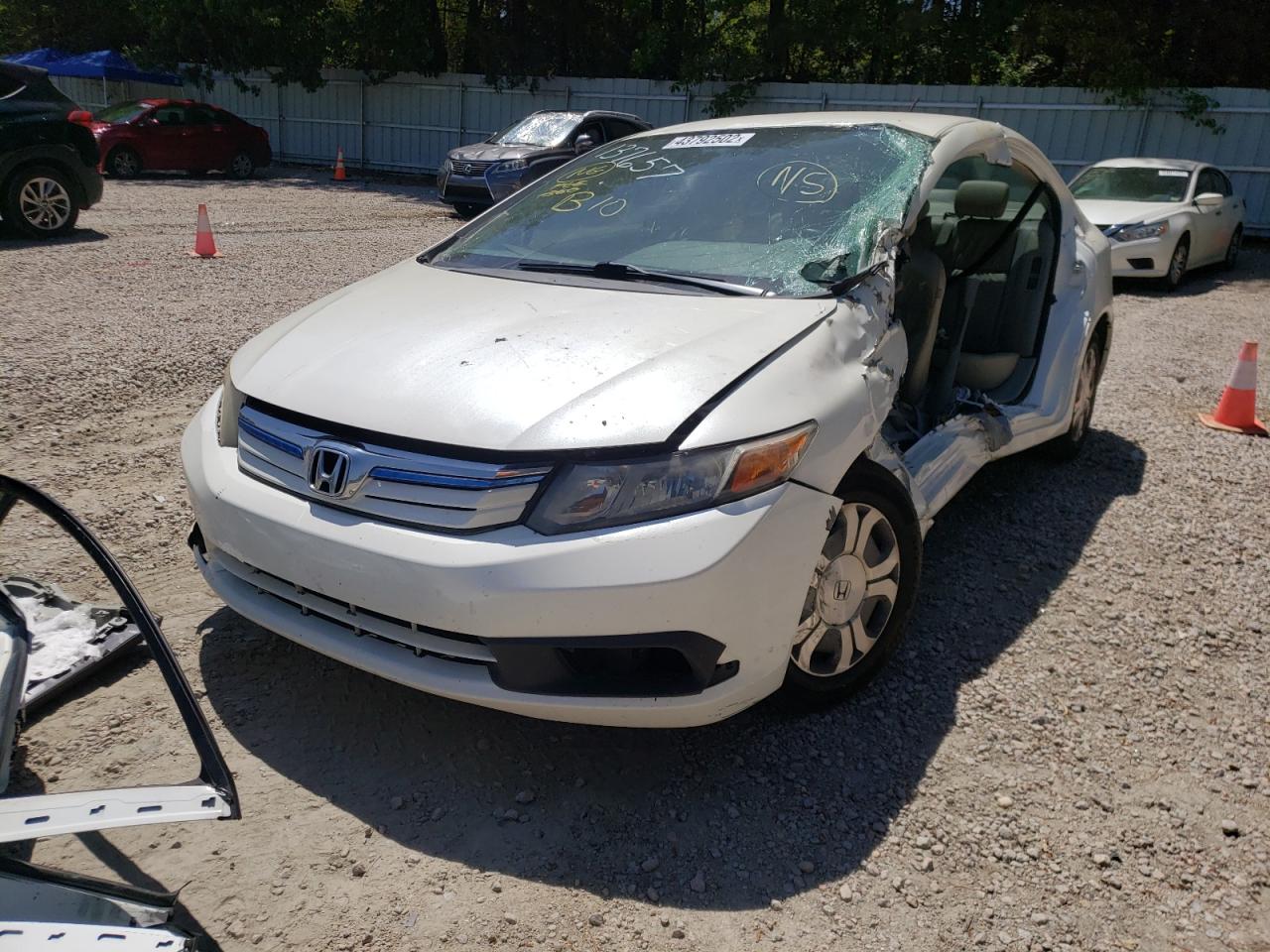 Photo 2 from auction – 2012 HONDA CIVIC HYBR with VIN JHMFB4F32CS003194