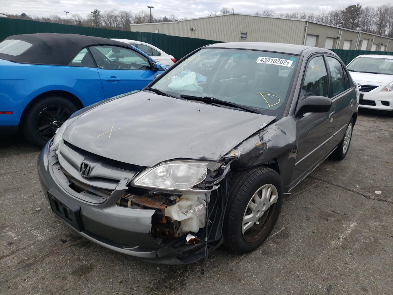 Photo 2 from auction – 2004 HONDA CIVIC LX with VIN 2HGES16564H508209