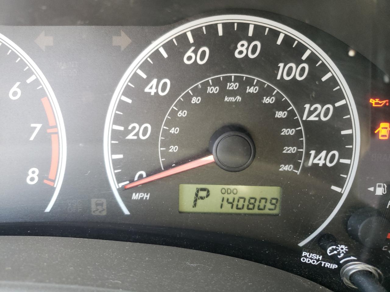 Photo 8 from auction – 2009 TOYOTA COROLLA BA with VIN 2T1BU40E99C160784