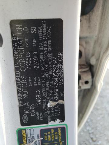 Zdjęcie 10 z aukcji – 2009 KIA OPTIMA LX z VIN KNAGE228495292344