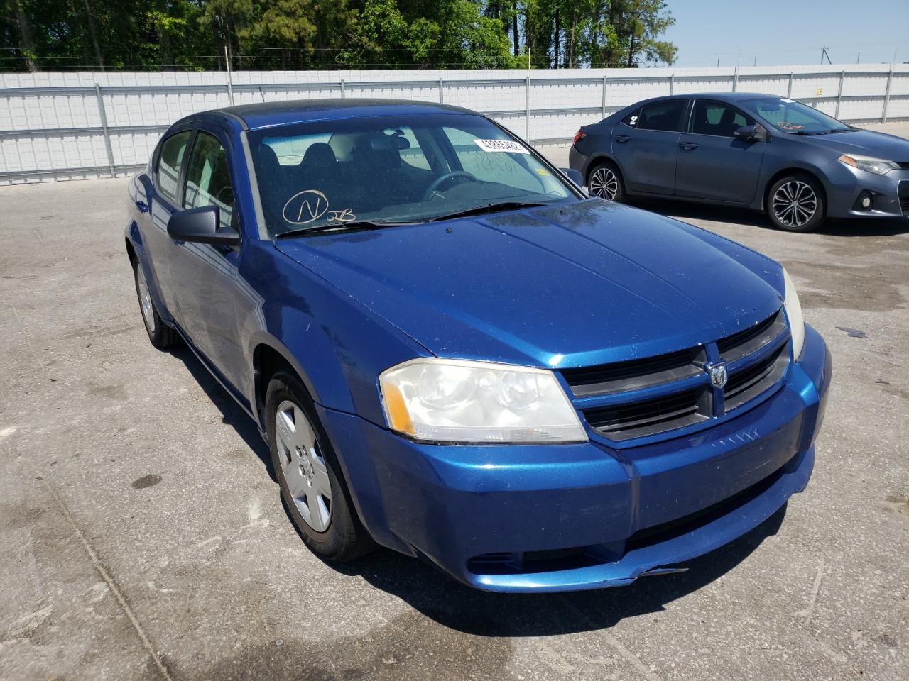 DODGE AVENGER SX 2010 with VIN 1B3CC4FB6AN199002 - Photo from auction