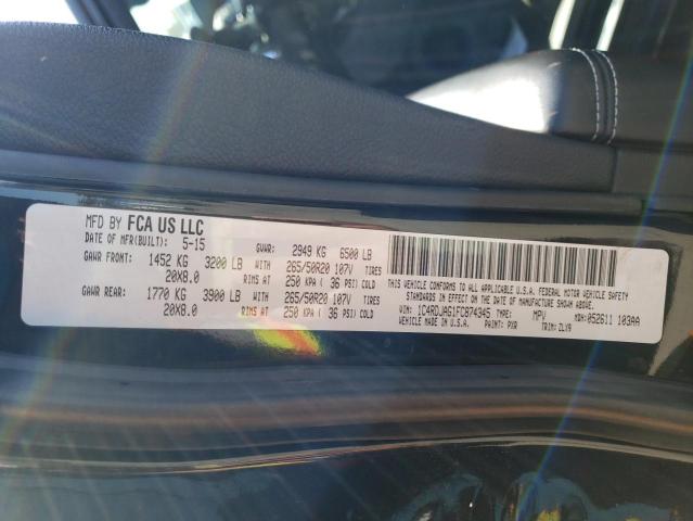 Photo 10 from auction – 2015 DODGE DURANGO SX with VIN 1C4RDJAG1FC874345