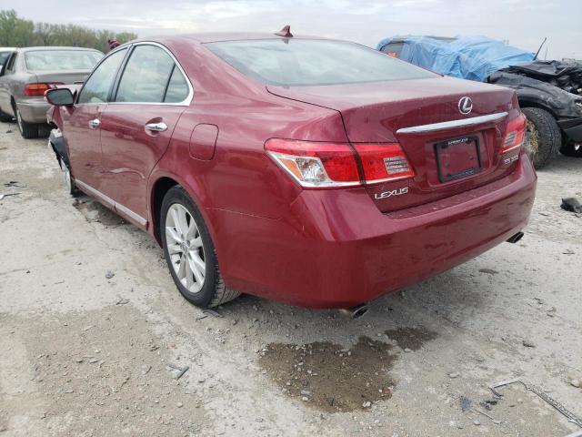 Photo 3 from auction – 2010 LEXUS ES 350 with VIN JTHBK1EG2A2378145