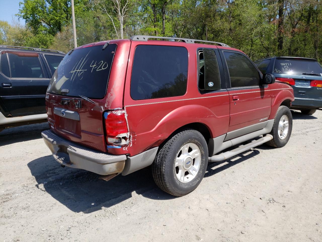 Photo 4 from auction – 2001 FORD EXPLORER S with VIN 1FMYU70E11UB35540