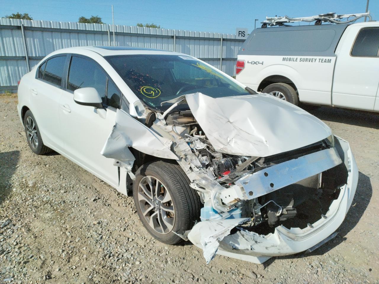 Photo 9 from auction – 2013 HONDA CIVIC EXL with VIN 19XFB2F98DE280754