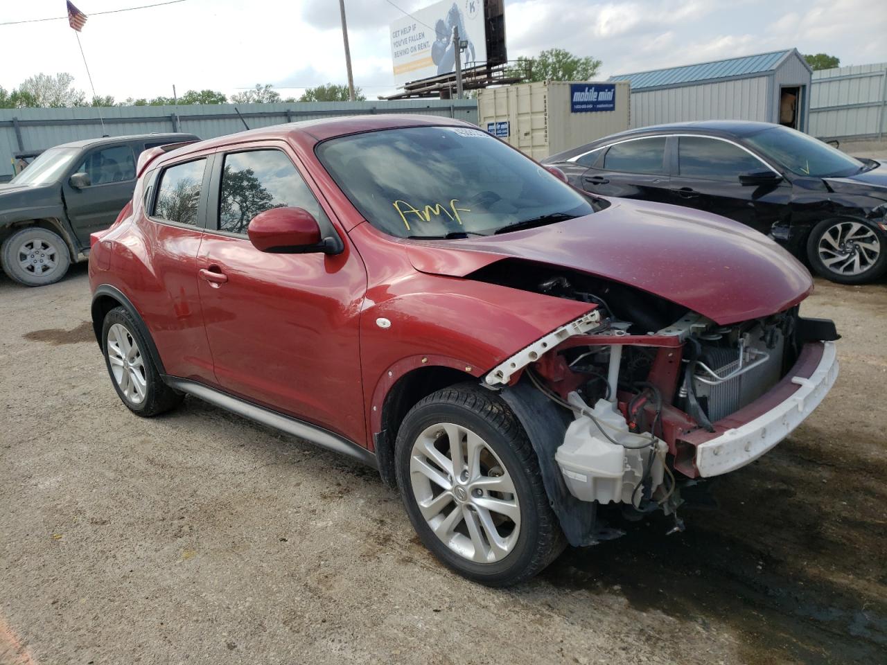 NISSAN JUKE S 2014 with VIN JN8AF5MV2ET356367 - Photo from auction