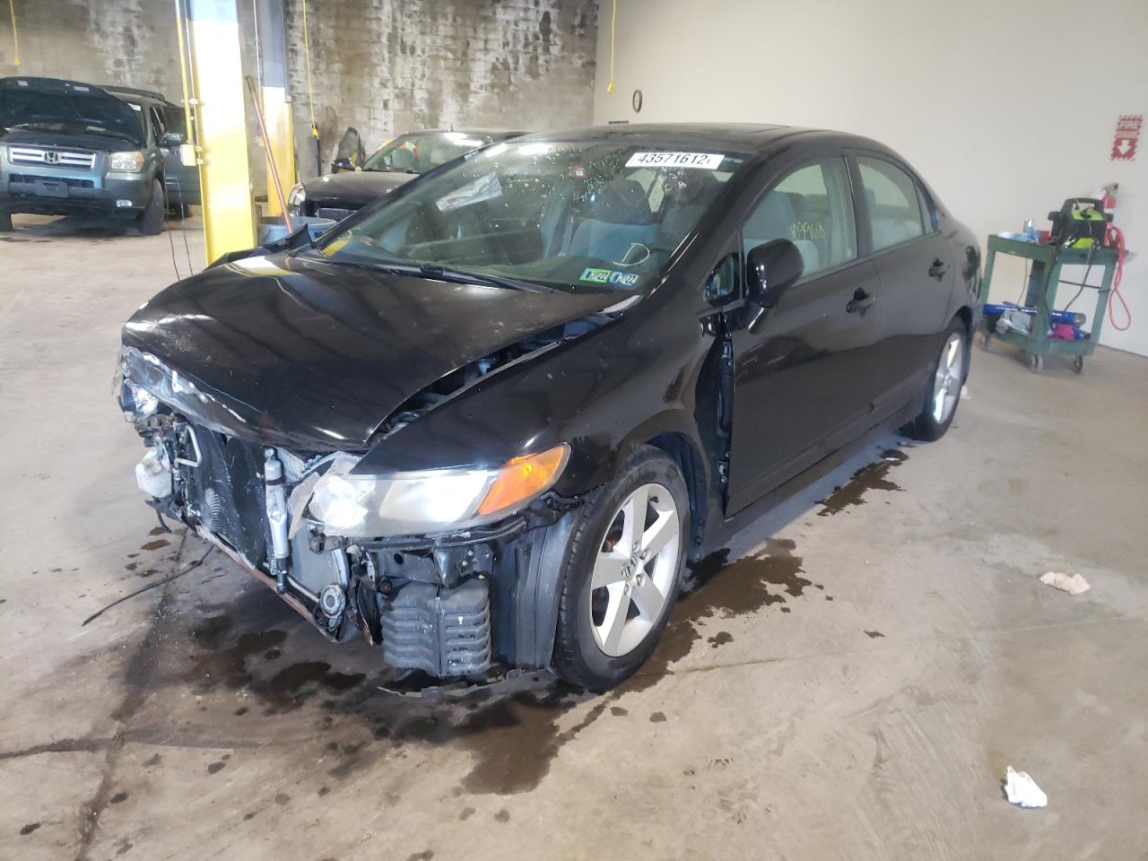 Photo 2 from auction – 2008 HONDA CIVIC EX with VIN 2HGFA16848H500939