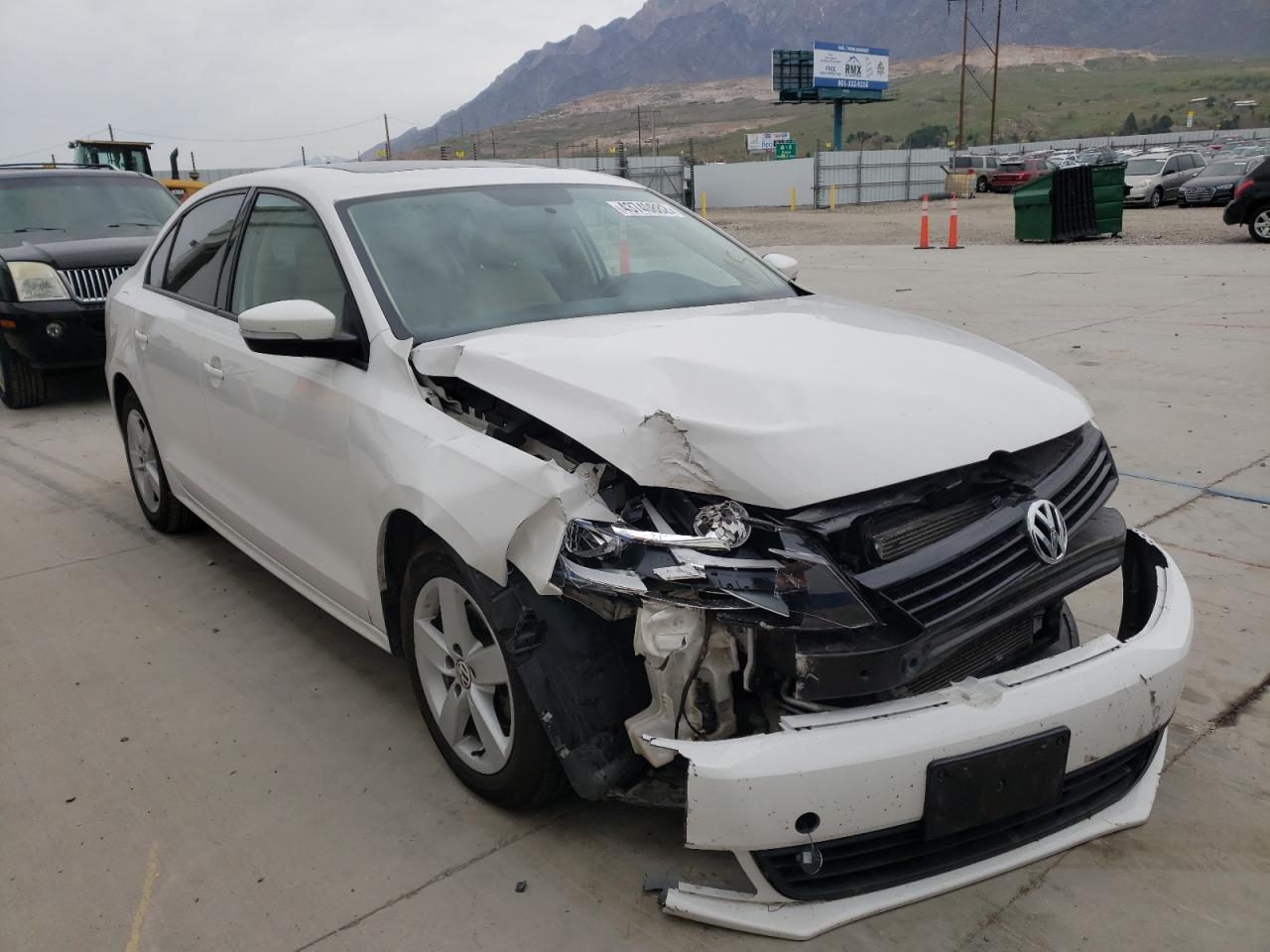 VOLKSWAGEN JETTA TDI 2012 with VIN 3VWLL7AJ6CM388788 - Photo from auction