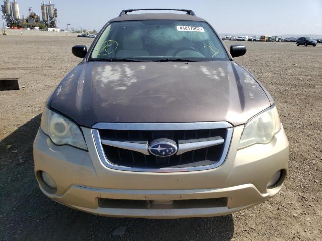 Photo 9 from auction – 2008 SUBARU OUTBACK 2. with VIN 4S4BP61C987323932