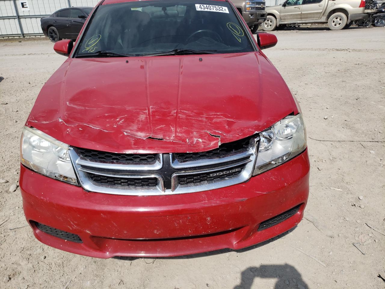 Photo 9 from auction – 2011 DODGE AVENGER MA with VIN 1B3BD1FB4BN538140