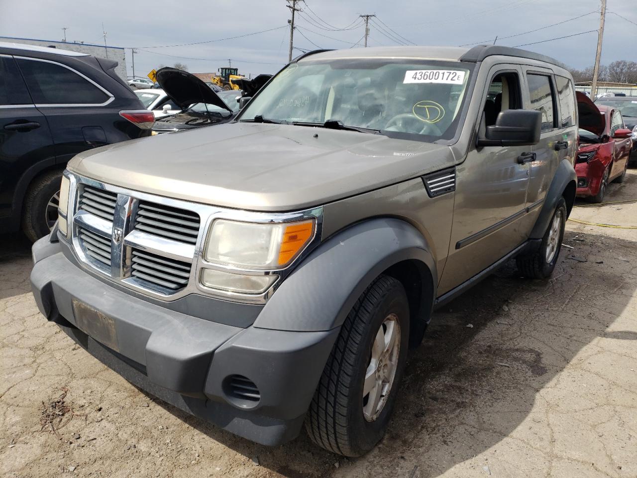 Photo 2 from auction – 2007 DODGE NITRO SXT with VIN 1D8GU28K07W655627
