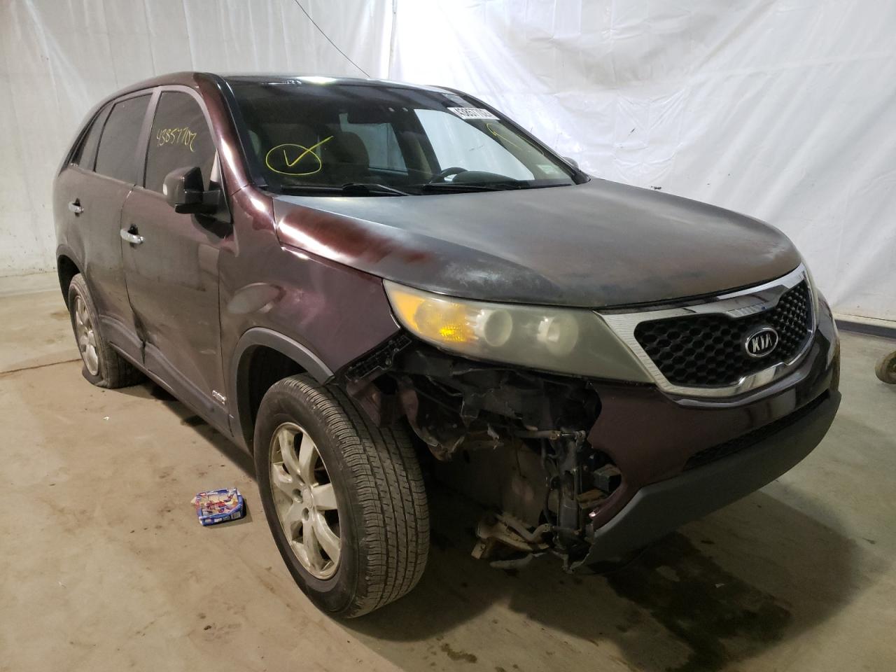 KIA SORENTO BA 2011 with VIN 5XYKTCA13BG006221 - Photo from auction