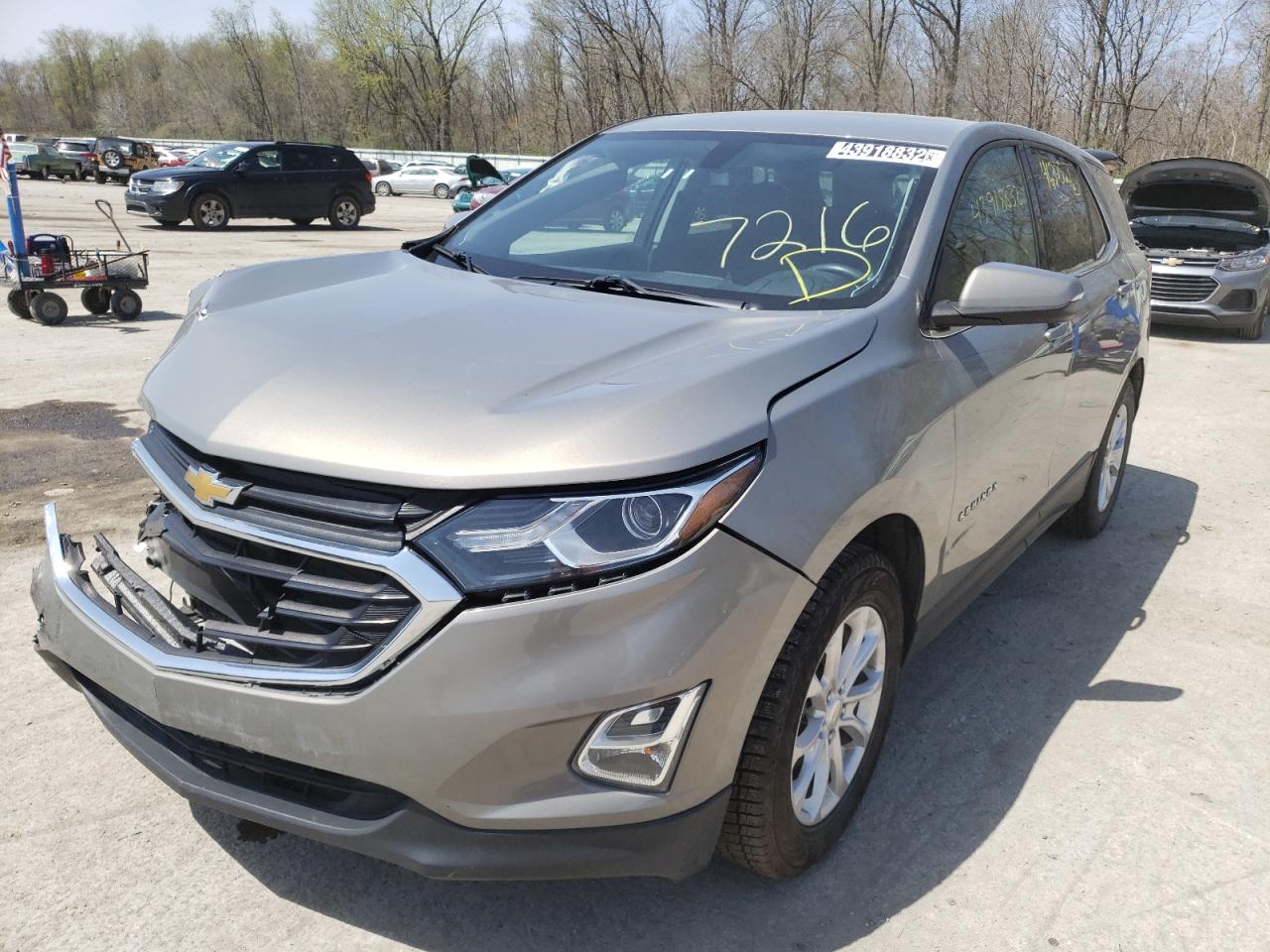 Photo 2 from auction – 2018 CHEVROLET EQUINOX LT with VIN 3GNAXJEV5JS607216