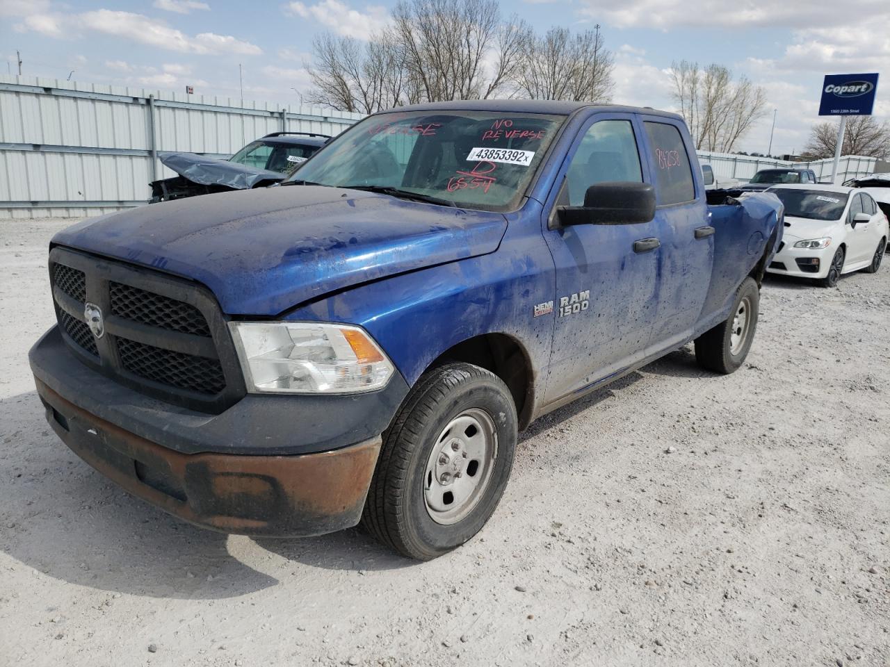 Photo 2 from auction – 2016 RAM 1500 ST with VIN 1C6RR7FTXGS346554