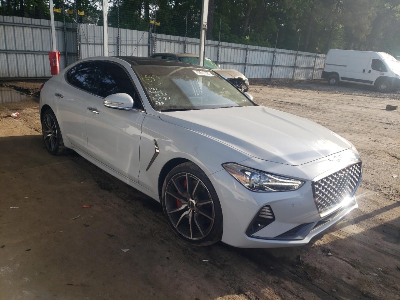 GENESIS G70 ELITE 2019 with VIN KMTG74LE5KU013882 - Photo from auction