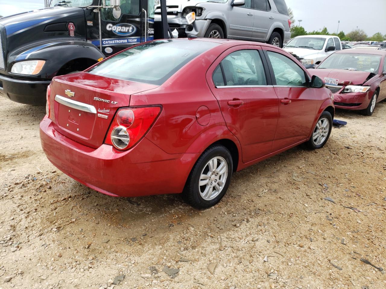 Photo 4 from auction – 2014 CHEVROLET SONIC LT with VIN 1G1JC5SB3E4243494