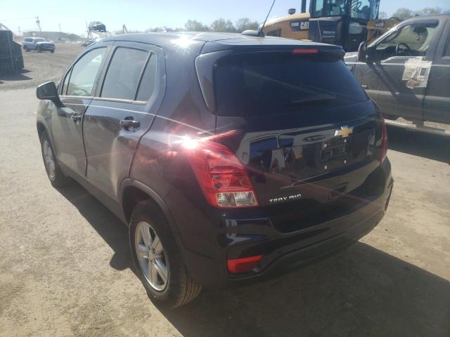 Photo 3 from auction – 2021 CHEVROLET TRAX LS with VIN KL7CJNSB5MB359339