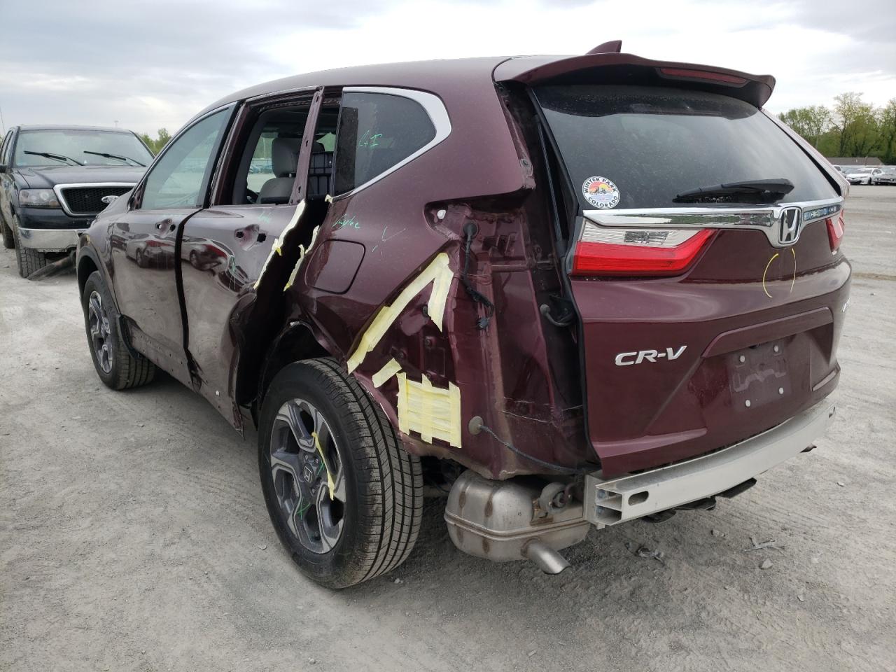 Photo 3 from auction – 2018 HONDA CR-V EXL with VIN 7FARW2H83JE085127