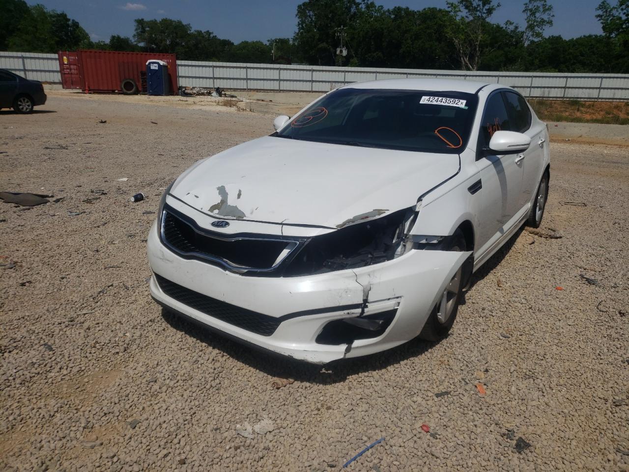 Photo 2 from auction – 2014 KIA OPTIMA LX with VIN 5XXGM4A7XEG273636