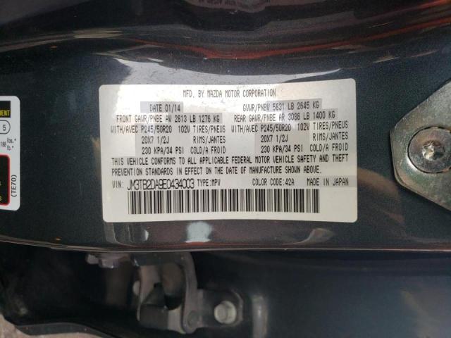 Photo 10 from auction – 2014 MAZDA CX-9 GRAND with VIN JM3TB2DA9E0434003