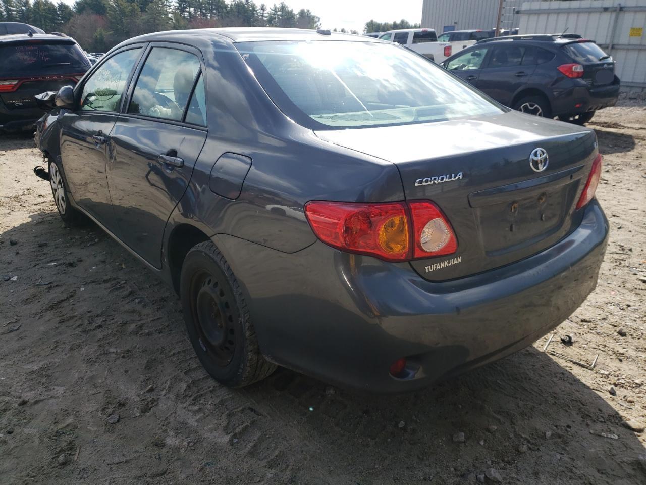 Photo 3 from auction – 2009 TOYOTA COROLLA BA with VIN 2T1BU40E89C182243