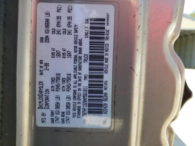 Photo 10 from auction – 1999 DODGE RAM 1500 with VIN 3B7HF13Z0XM561811