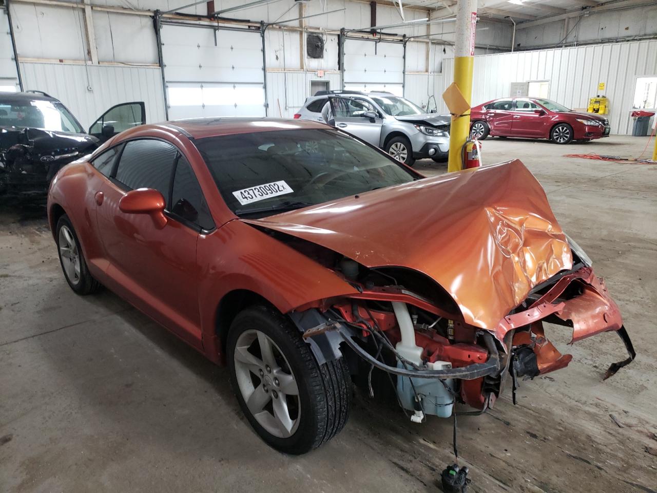 MITSUBISHI ECLIPSE GT 2007 with VIN 4A3AK34T47E011825 - Photo from auction