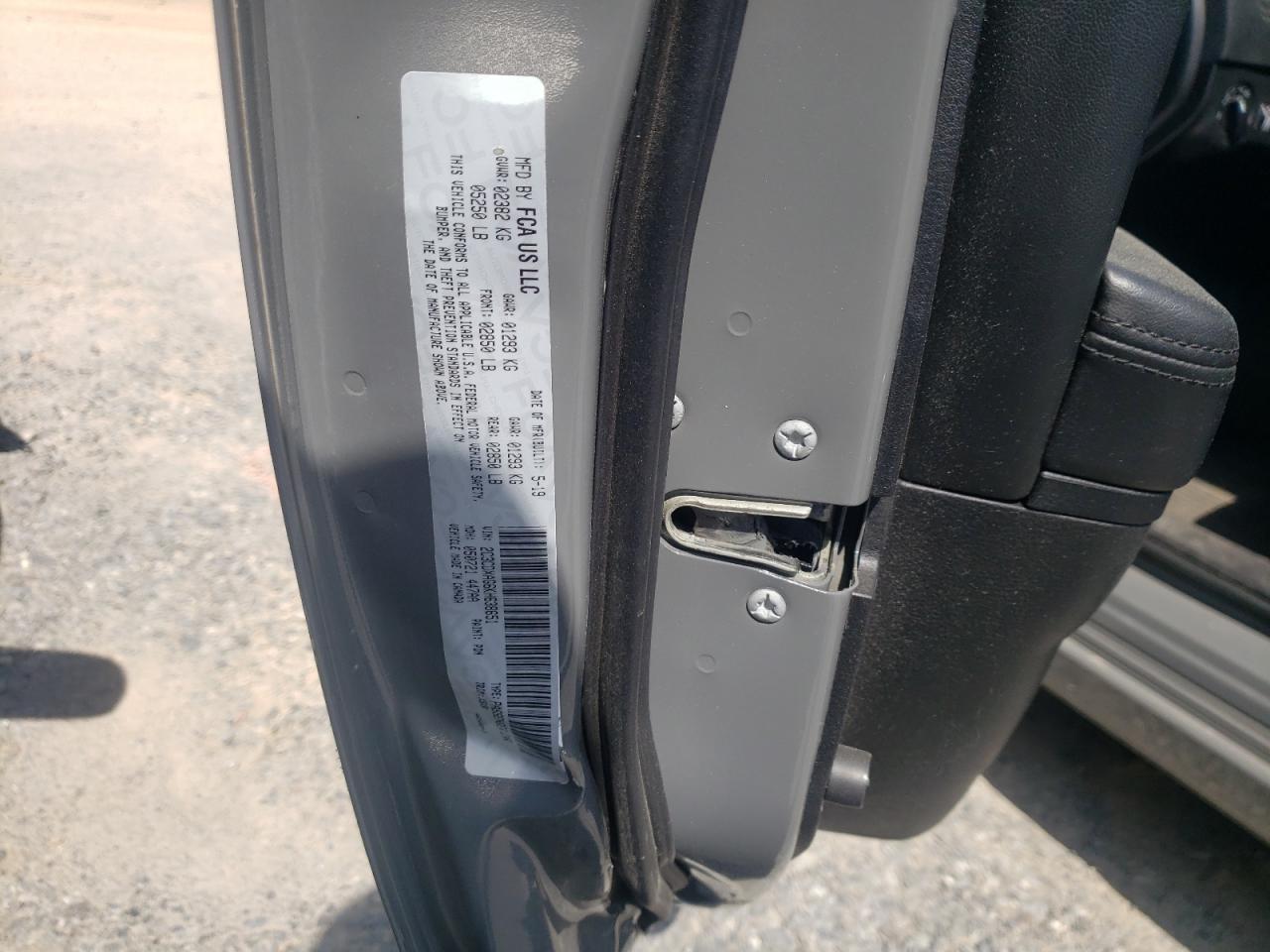 Photo 10 from auction – 2019 DODGE CHARGER PO with VIN 2C3CDXAG6KH638651