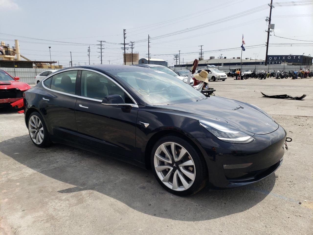 TESLA MODEL 3 2018 with VIN 5YJ3E1EB2JF090432 - Photo from auction