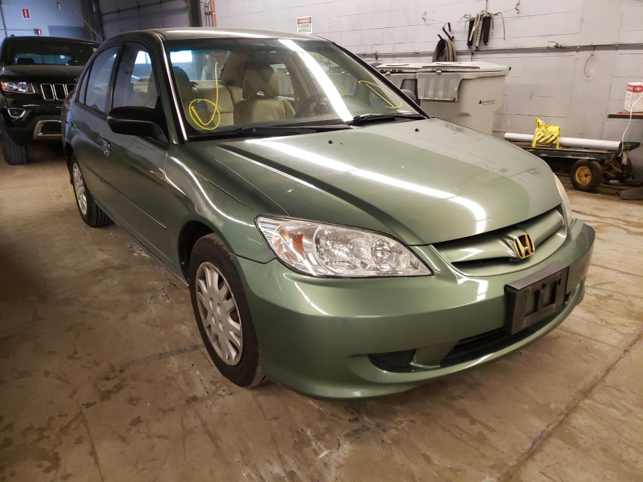 Photo 1 from auction – 2004 HONDA CIVIC LX with VIN 2HGES16574H515251