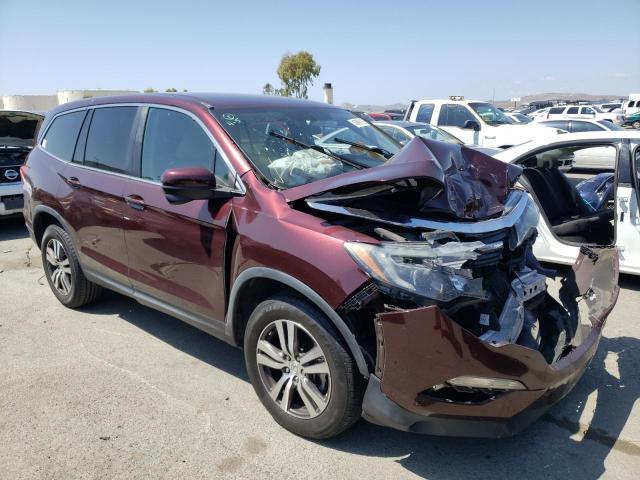 HONDA PILOT EX 2016 with VIN 5FNYF5H33GB018470 - Photo from auction
