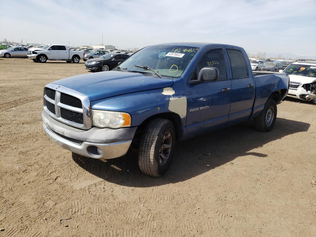 Photo 2 from auction – 2003 DODGE RAM 1500 S with VIN 1D7HA18N43S364619