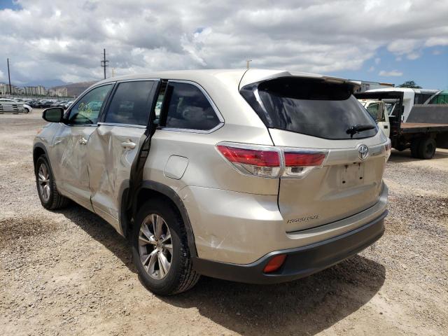 Photo 3 from auction – 2014 TOYOTA HIGHLANDER with VIN 5TDZKRFH4ES006343