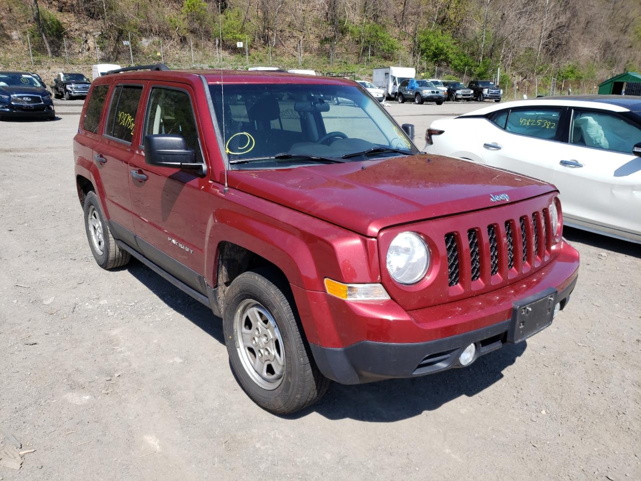 JEEP PATRIOT SP 2014 with VIN 1C4NJPBAXED857296 - Photo from auction