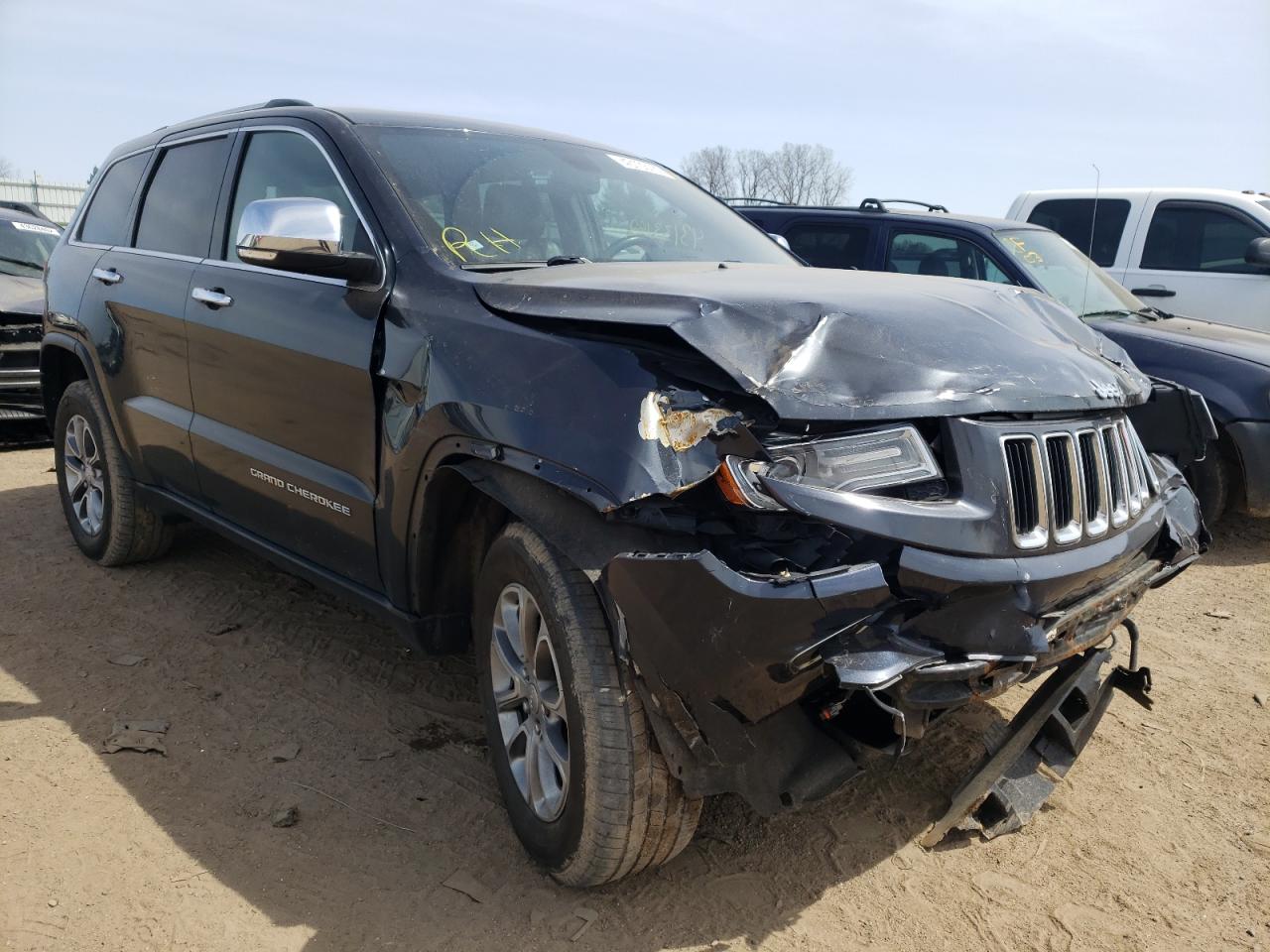 JEEP GRAND CHER 2014 with VIN 1C4RJFBGXEC217921 - Photo from auction