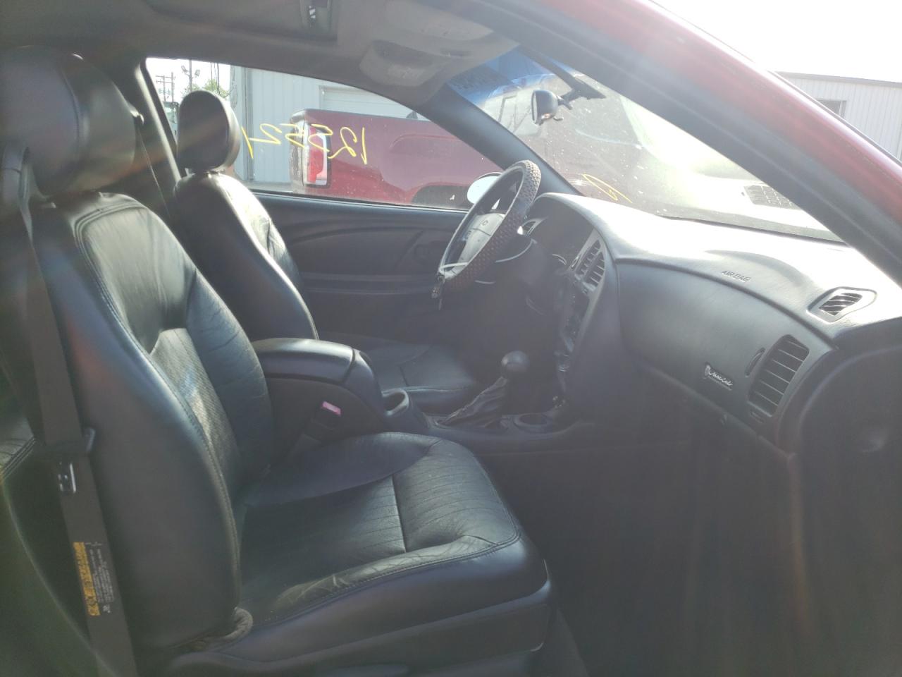Photo 5 from auction – 2002 CHEVROLET MONTE CARL with VIN 2G1WW15E729172692