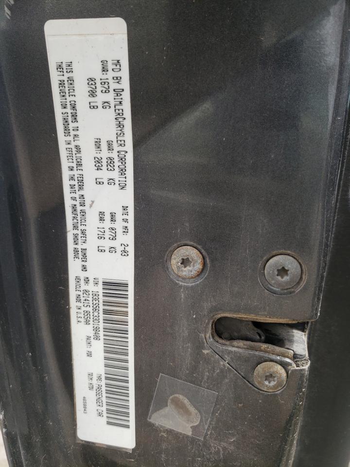 Photo 10 from auction – 2003 DODGE NEON SXT with VIN 1B3ES56C33D198408