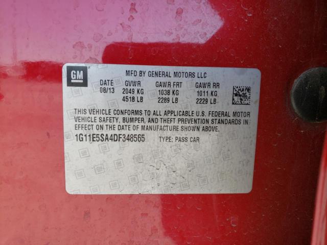 Zdjęcie 10 z aukcji – 2013 CHEVROLET MALIBU 2LT z VIN 1G11E5SA4DF348565