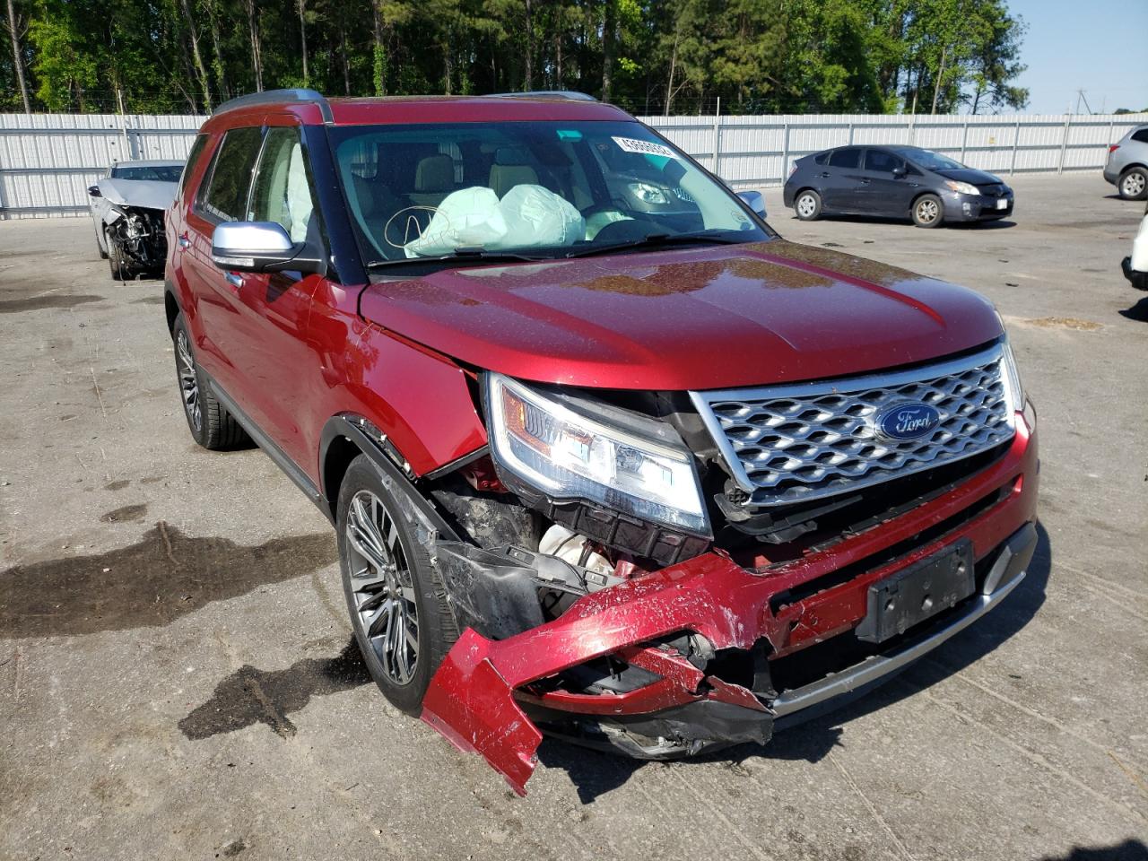 FORD EXPLORER P 2016 with VIN 1FM5K8HT9GGC55319 - Photo from auction