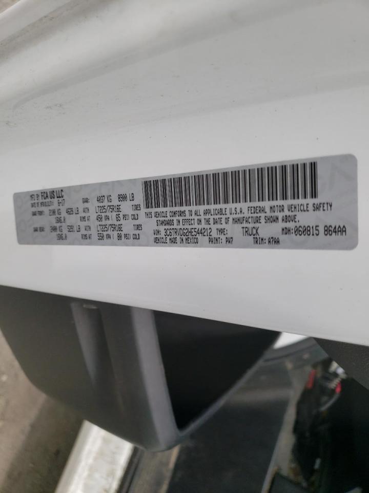 Photo 10 from auction – 2017 RAM PROMASTER with VIN 3C6TRVDG2HE544212
