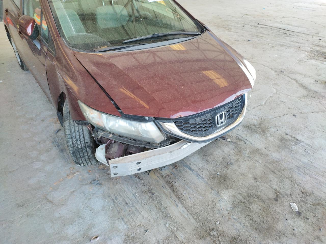 Photo 9 from auction – 2013 HONDA CIVIC LX with VIN 2HGFB2F57DH529855