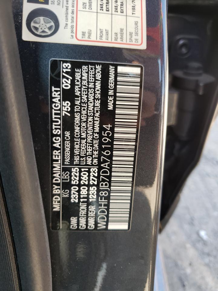 Photo 10 from auction – 2013 MERCEDES-BENZ E 350 4MAT with VIN WDDHF8JB7DA761954