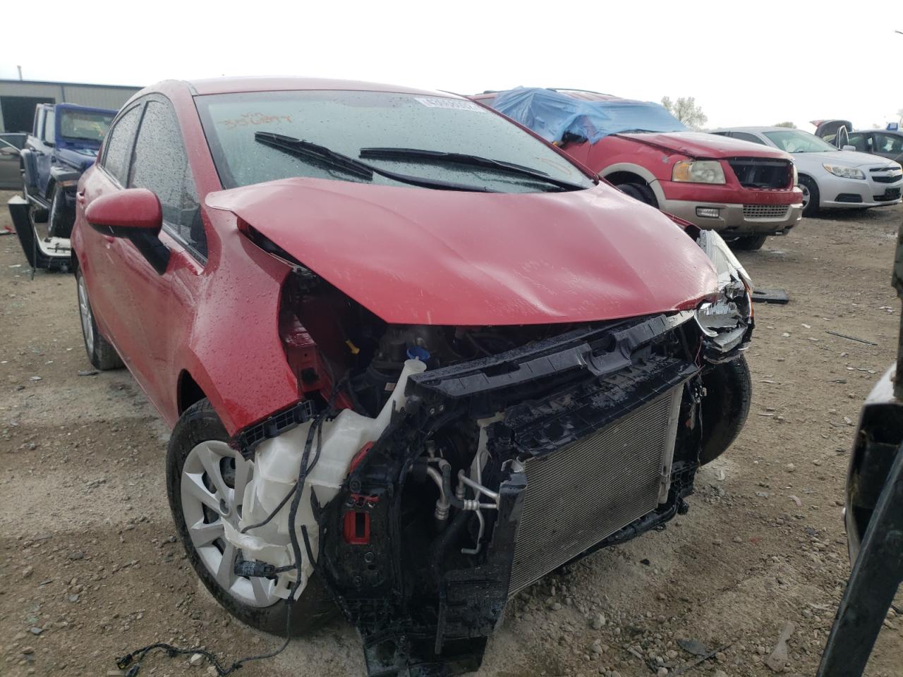 Photo 9 from auction – 2014 KIA RIO LX with VIN KNADM4A3XE6356897