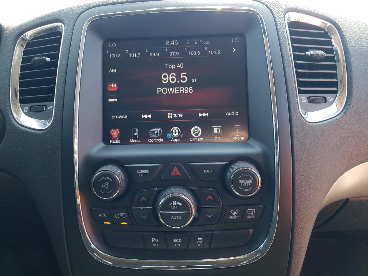 Photo 9 from auction – 2015 DODGE DURANGO SX with VIN 1C4RDHAG2FC863752