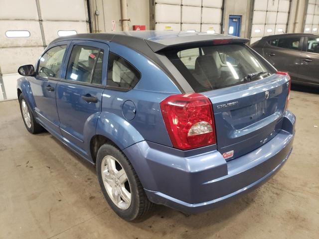 Photo 3 from auction – 2007 DODGE CALIBER SX with VIN 1B3HB48B17D348128