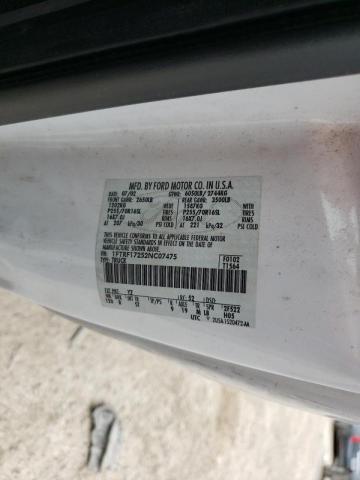 Photo 10 from auction – 2002 FORD F150 with VIN 1FTRF17252NC07475