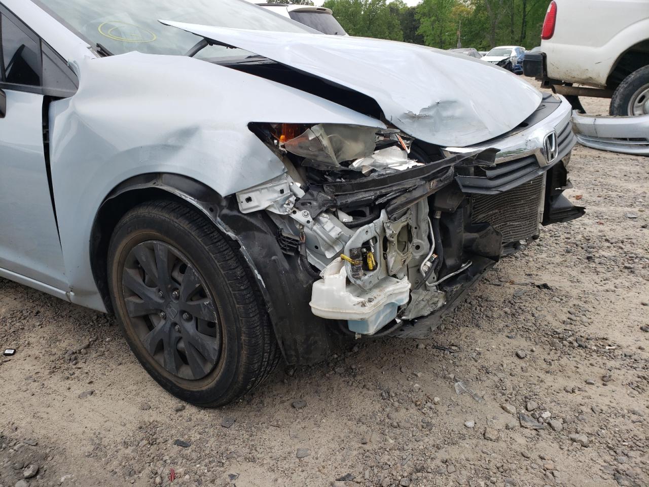 Photo 9 from auction – 2012 HONDA CIVIC LX with VIN 2HGFB2F54CH534252